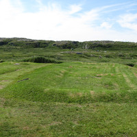 L'Anse aux Meadows, turf outlines of mounds