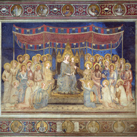 Simone Martini, Maestà, Palazzo Pubblico, Siena, 1315–21