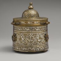 Inkwell, Iran(?),early thirteenth century, MMA 59.69.2