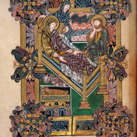 London, BL, Add. MS. 49598, fol. 15v with the Nativity