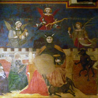 Detail, Allegory of Bad Government, Palazzo Pubblico, Siena