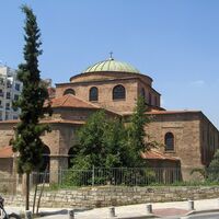 Hagia Sophia, Thessaloniki, exterior from the east