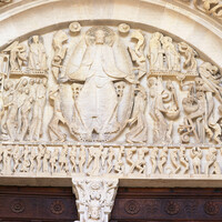 Autun Cathedral tympanum