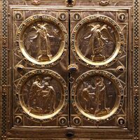 Sant'Ambrogio golden altar, back, center panel