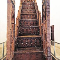 Minbar from the Kutubiyya mosque, steps