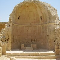 Shivta, north church, baptistery