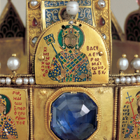 Byzantine crown, detail of Michael VII Doukas