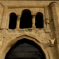 Svetitskhoveli Cathedral, west door, detail of reused 6th-century sculpture