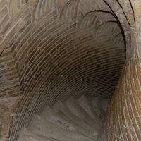 Kalan minaret spiral staircase