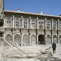 Ülü Camii, courtyard, east facade