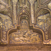 Cappella Palatina, Palermo, detail of muqarnas ceiling