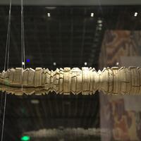 Urumqi, Xinjiang Regional Museum, Niya carved pillar