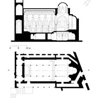 Cappella Palatina, plan and section