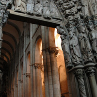 Santiago de Compostela, Portal of Glory, jambs