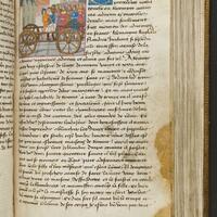 University of Glasgow Library, MS Hunter 252, fol. 108r, the story of Margarite