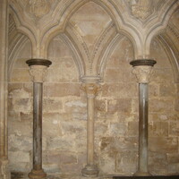 Lincoln Cathedral, blind arcade, syncopated