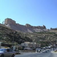 Kerak Castle, view from below