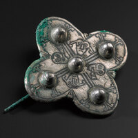 Galloway Hoard, quatrefoil brooch with 4 heads