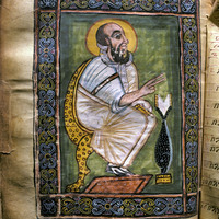 Enda Abba Garima Monastery, MS 3, Abba Garima III, portrait of St. Mark