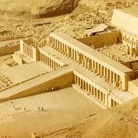 Temple of Hatshepsut, aerial view