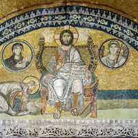 Hagia Sophia, imperial door mosaic