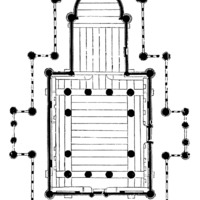 Borgund stave church, plan