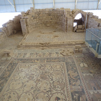 Kastron Mefa'a mosaic overview