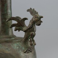 Metropolitan Museum, rooster ewer, spout detail