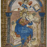 Paris, Bibliothèque nationale de France, fol. 17v, with Matthew