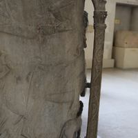 Sarcophagus of Jovinus, detail of left side