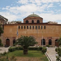 Hagia Sophia, Thessaloniki, exterior from the west