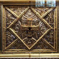 Sant'Ambrogio golden altar, left side