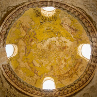 Qusayr 'Amra, caldarium dome
