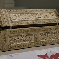 Veroli Casket, V&A, front and lid