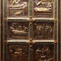 Sant'Ambrogio golden altar, back, right panel