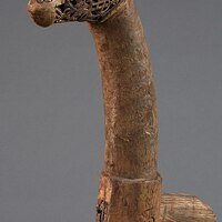 Viking Ship Museum, animal-headed post