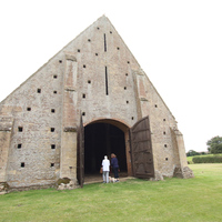 Great Coxwell Barn, south exterior