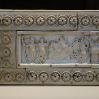 Veroli Casket, V&A, back, right half