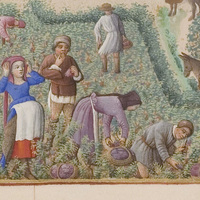 Manuscrits de la bibliothèque du château de Chantilly, Ms 65, fol. 9v detail, September