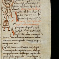 St. Gallen, Stiftsbibliothek, Cod. Sang. 731, page 111 with reformed coin