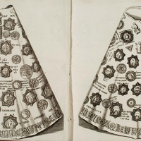 Star Mantle of Henry II, engraving by Heinrich Schütz, 1754