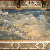 Effects of Good Government in the countryside, Palazzo Pubblico, Siena