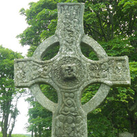 Kildalton Cross, east face, top half