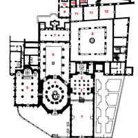 Santo Stefano complex in Bologna, layout