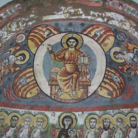 Bawit, Room 6, painted apse, detail of conch