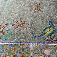 Rotunda, Thessaloniki, detail of soffit mosaic