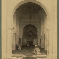 Sidi Bu Medyan, mosque prayer hall, photo ca. 1860–90