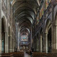 Saint-Denis, abbey church, interior