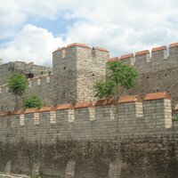 Theodosian Walls, restored section