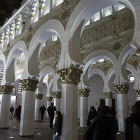 Congregational synagogue of Toledo, interior view